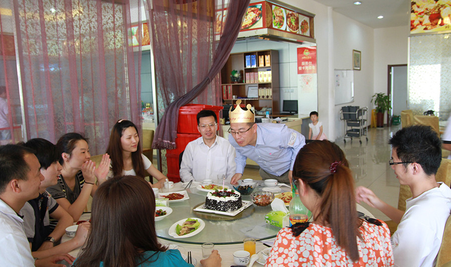 In previous years, unilever employees birthday dinner party